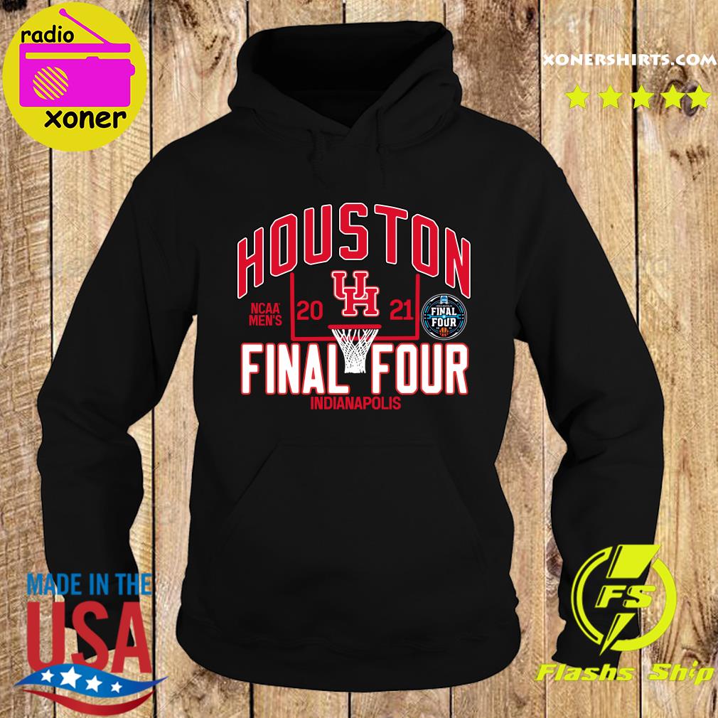 Official Houston Cougars 2021 NCAA Men's Basketball Tournament March Madness Final Four Bound Tri-Blend Shirt Hoodie