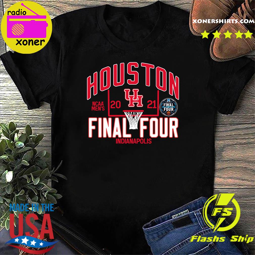 Official Houston Cougars 2021 NCAA Men's Basketball Tournament March Madness Final Four Bound Tri-Blend Shirt