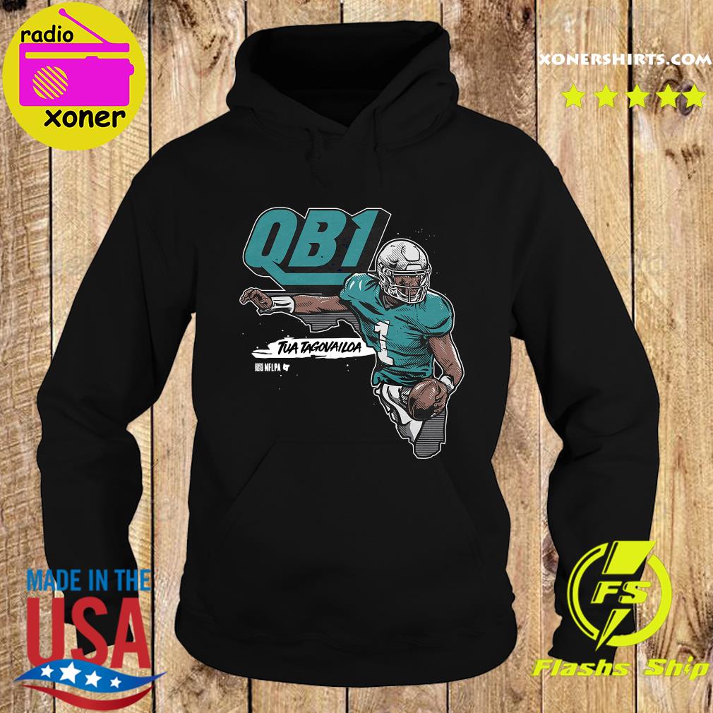 Official Tua Tagovailoa QB1 Shirt Hoodie