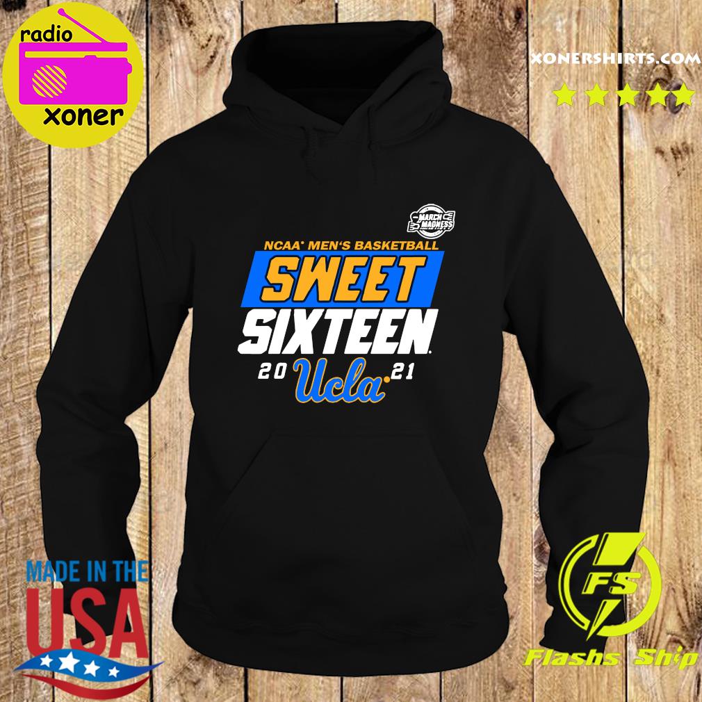 Official UCLA Bruins 2021 NCAA men’s basketball Sweet Sixteen s Hoodie