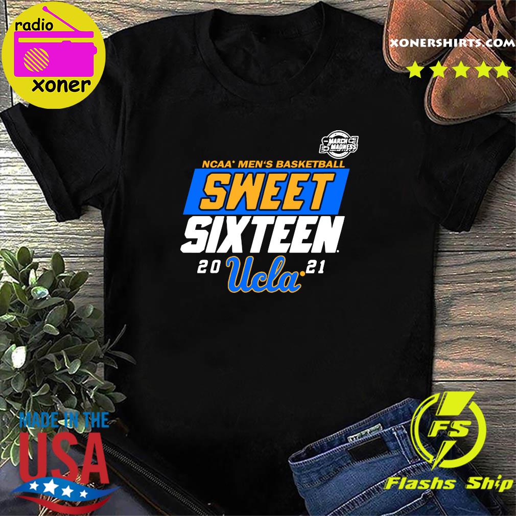 Official UCLA Bruins 2021 NCAA men’s basketball Sweet Sixteen shirt