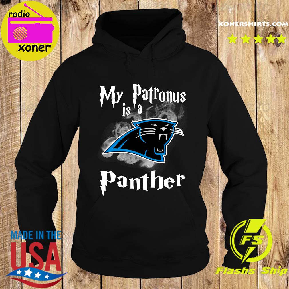 Official Carolina Panthers My Patronus Is A Panthers Shirt Hoodie