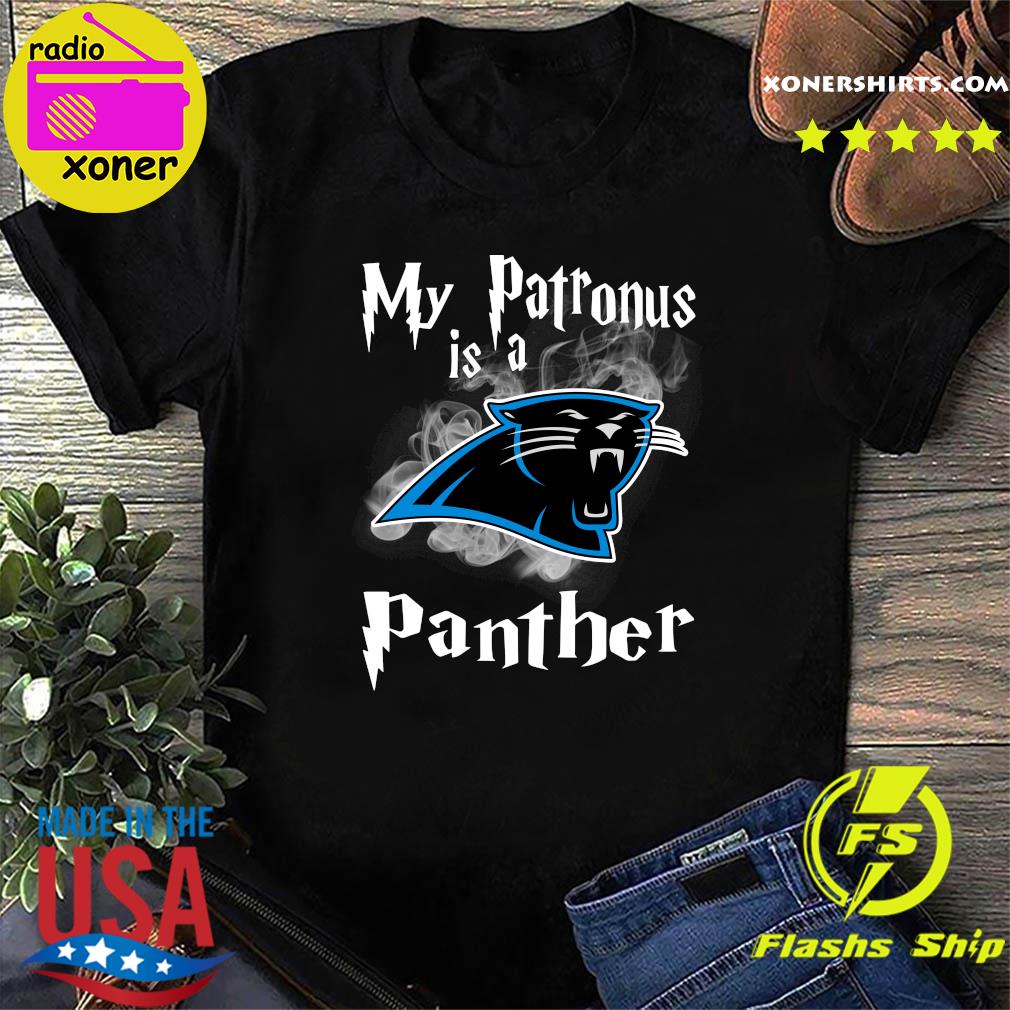 Official Carolina Panthers My Patronus Is A Panthers Shirt