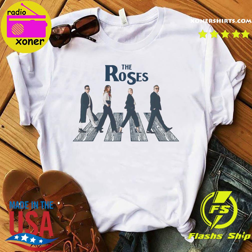 Official Schitt's Creek The Roses Abbey Road Walking Shirt