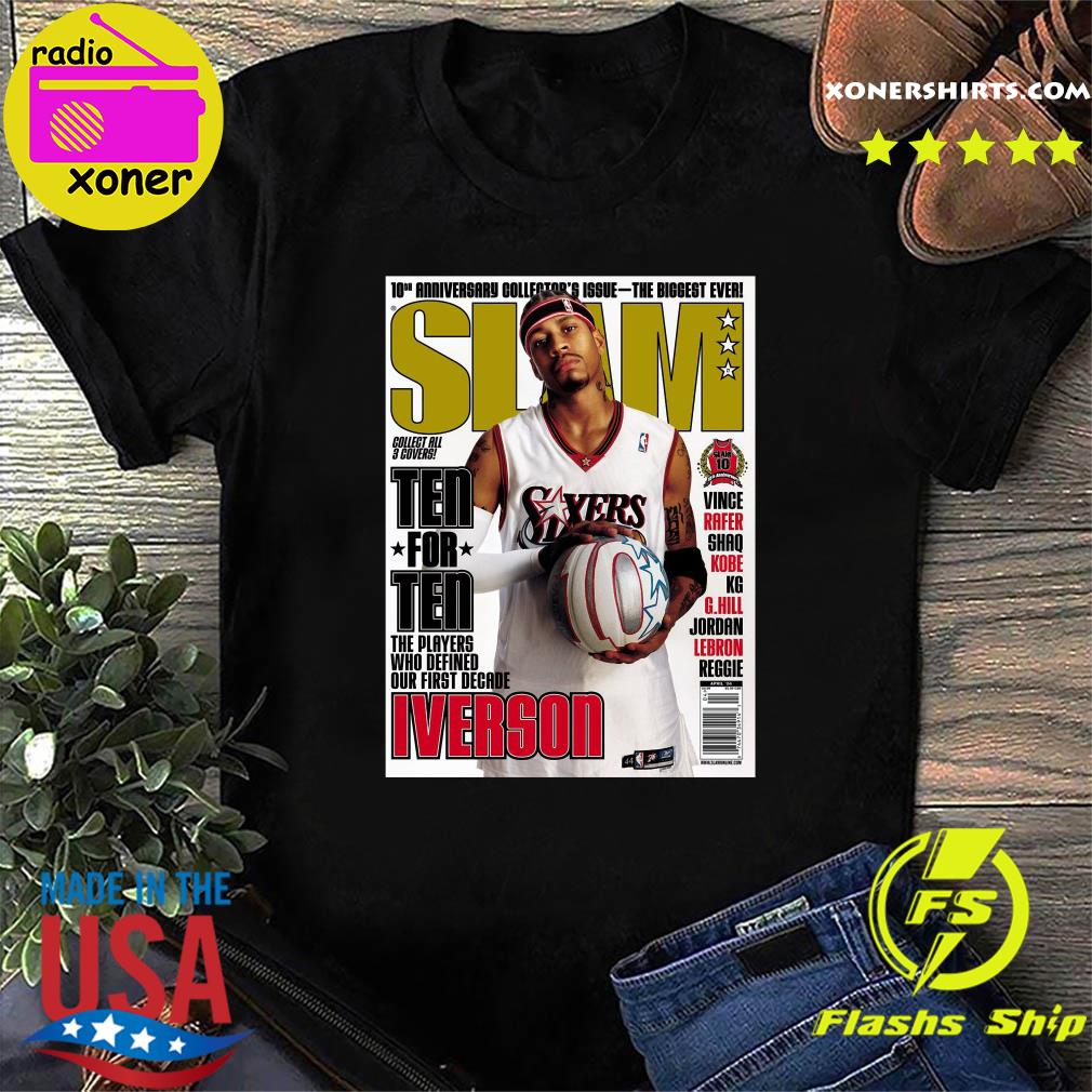 Official Slam Allen Iverson The Players Who Defined Our First Date Shirt