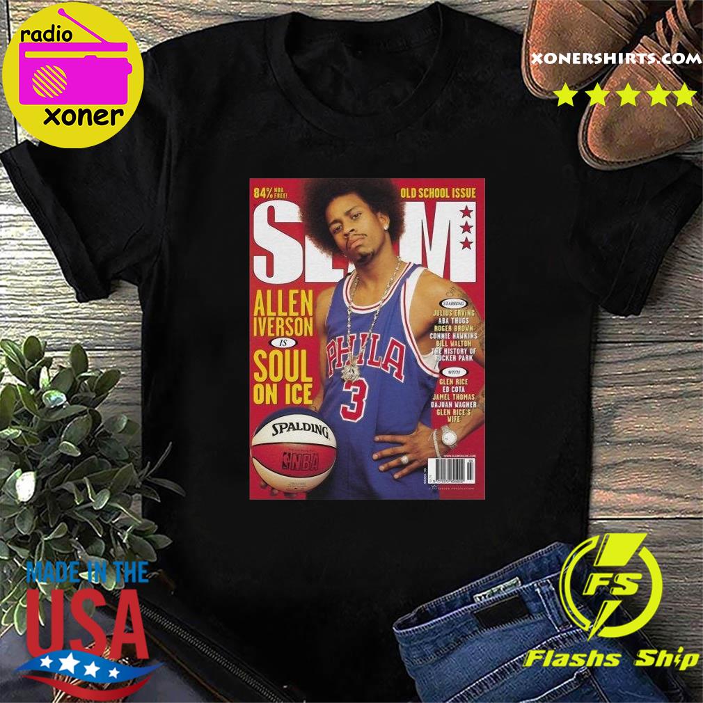 Official Slam Magazine Allen Iverson Shirt