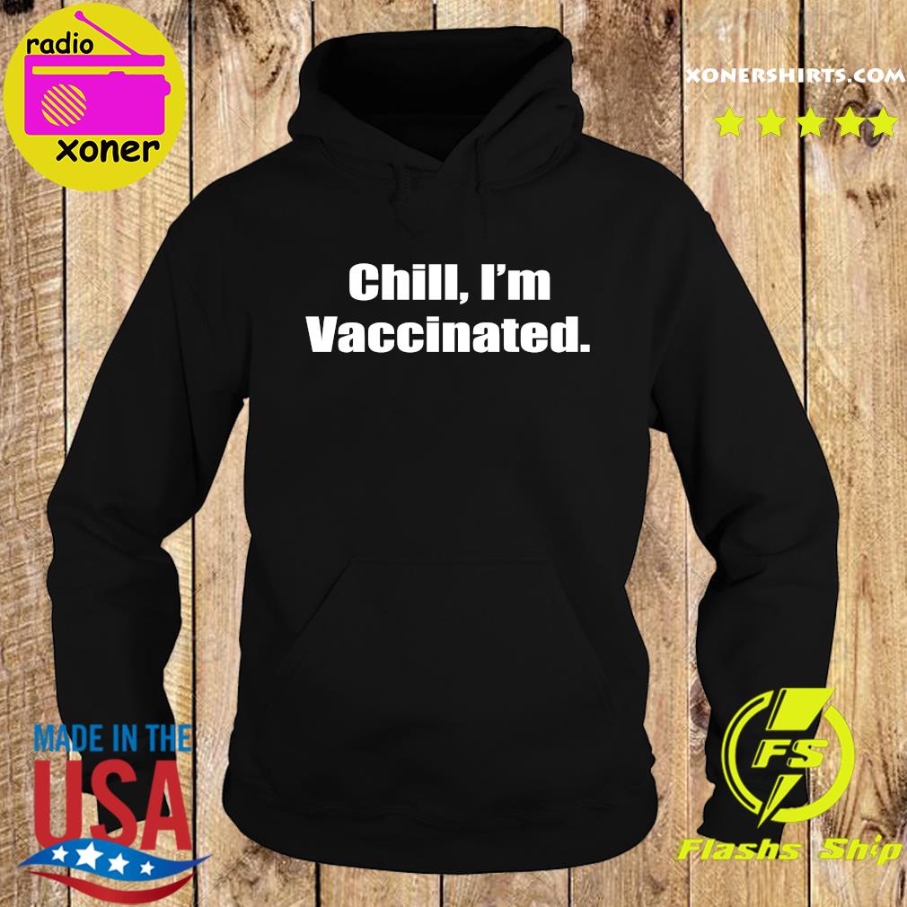 Official The Child I'm Vaccinated - Anti Covid 19 Shirt Hoodie