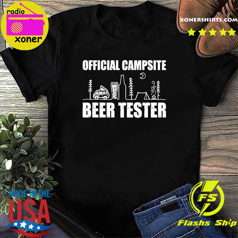 Official The Official Campsite Beer Tester Camping Shirt