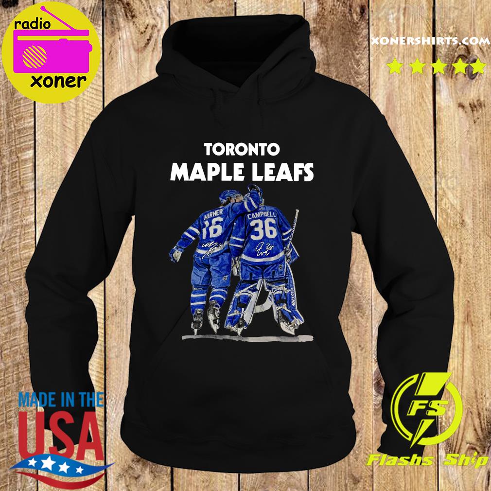 Toronto Maple Leafs Marner And Campbell Signature Shirt Hoodie