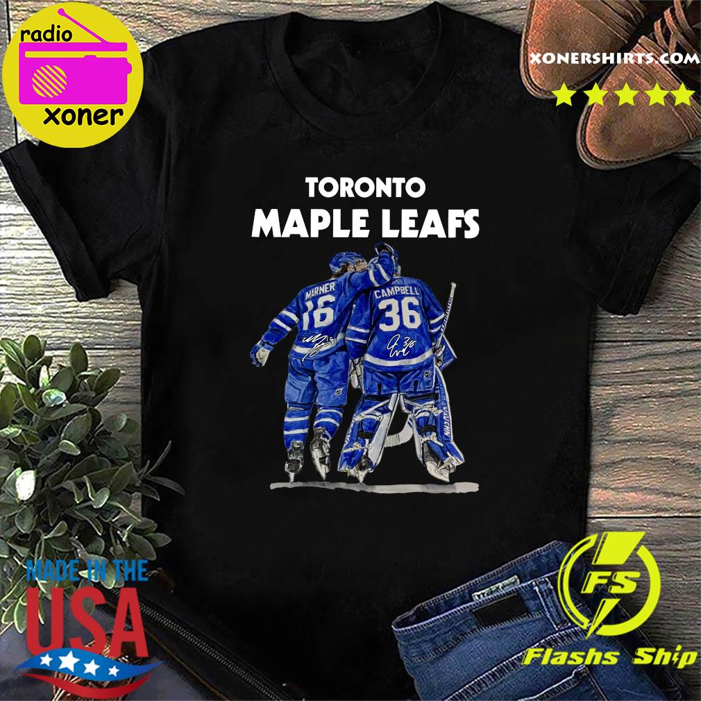 Toronto Maple Leafs Marner And Campbell Signature Shirt